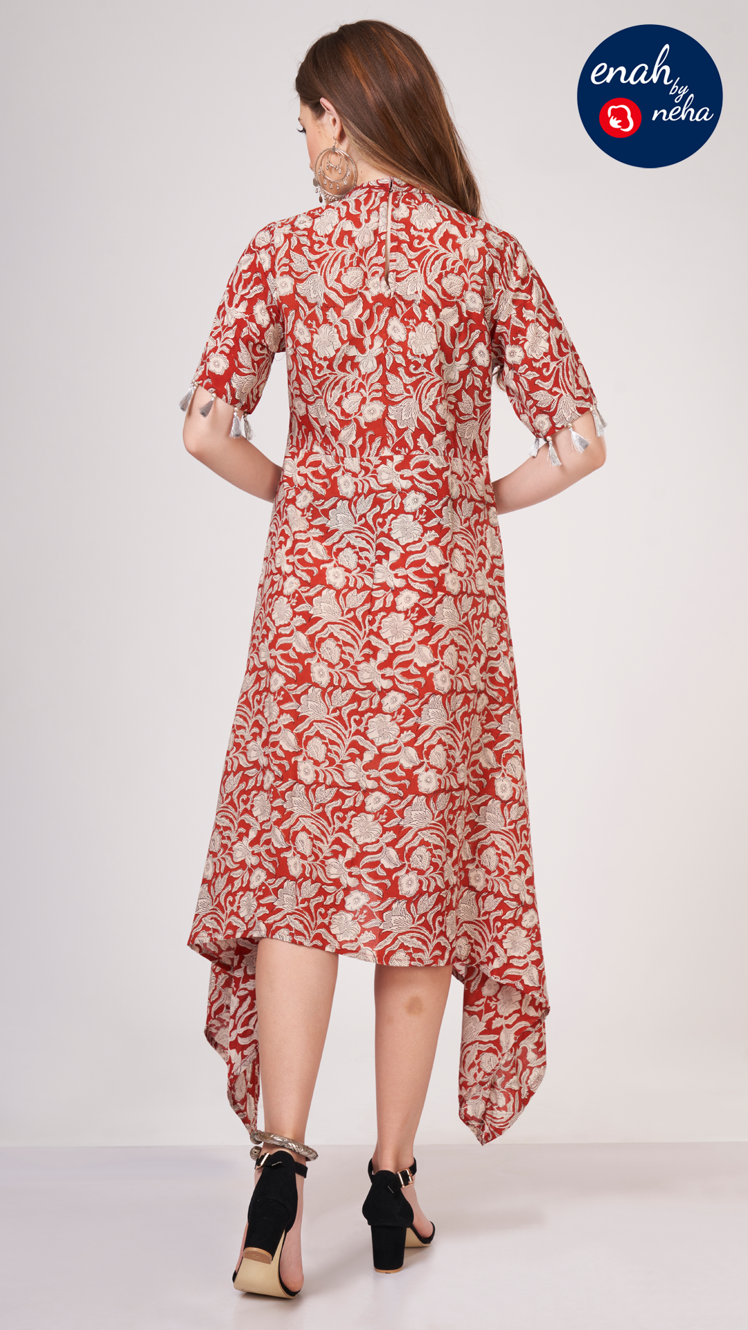 Handkerchief cut dress