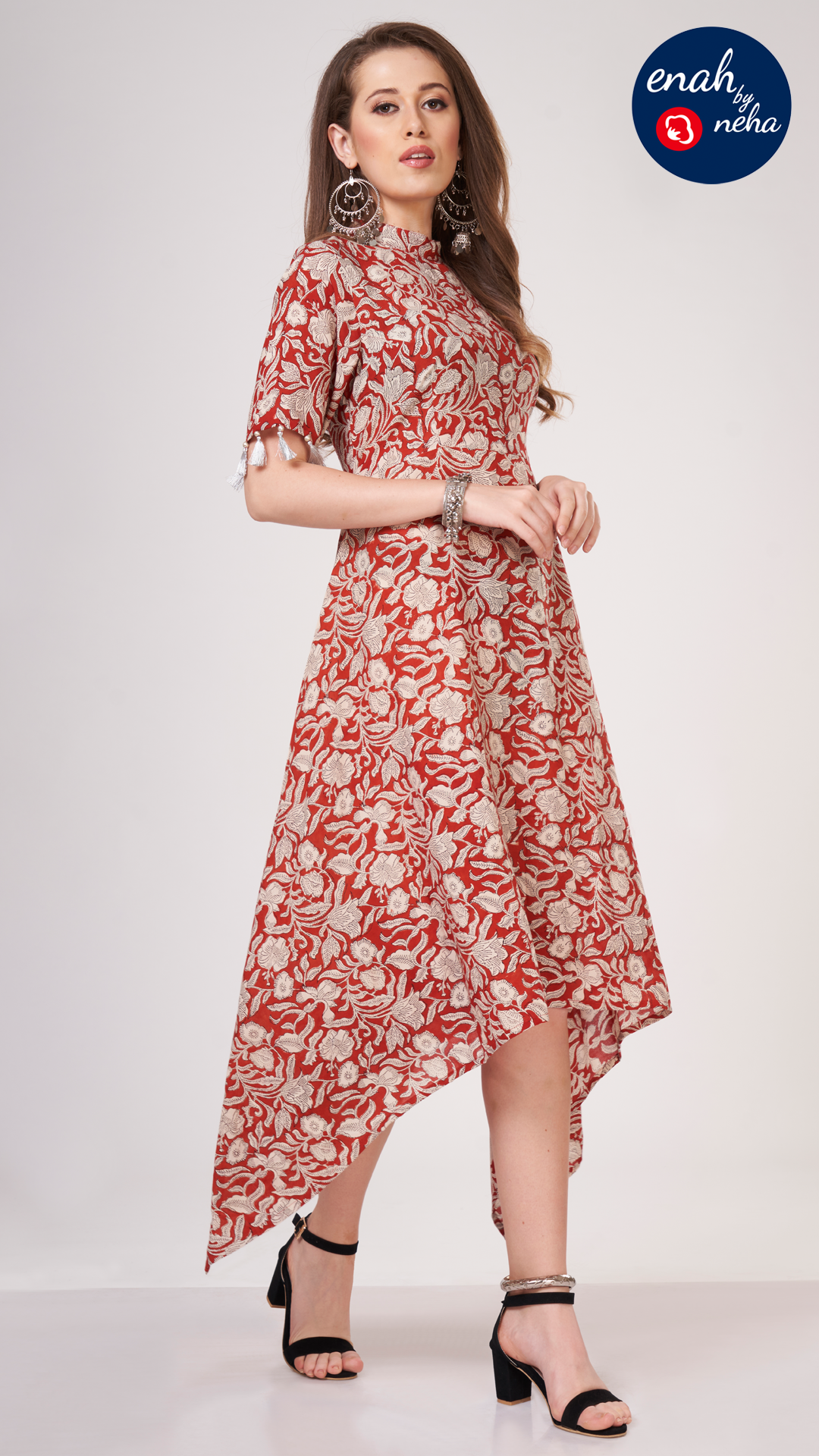 Handkerchief cut dress